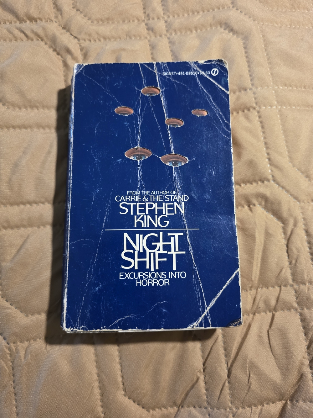 Stephen King Night Shift Quilt - Blue